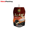 Gravure Printing Stand Up Pouch Bags , Soybean Drink Packaging Plastic Pouches For Liquids