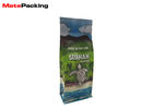 Color Printing Foil Coffee Bags With Valve Aluminum Foil Flat Bottom Custom Size