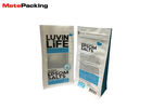 Color Printing Foil Coffee Bags With Valve Aluminum Foil Flat Bottom Custom Size