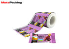 Colorful Printing Laminated Packaging Films , Customized Size Flow Wrap Film For Chocolate Bar