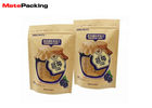 Aluminum Foil Kraft Paper Food Bags Stand Up Zipper Lock Customs Size Gravure Printing