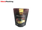 Food Grade Foil Ziplock Pouches , Custom Printed Stand Up Pouches Custom Size