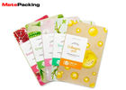 Special Shape Foil Food Pouches Customized Printing Aluminum Foil For Facial Sheet Mask
