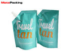 Stand Up Spout Pouch Aluminum Foil For Shampoo Sunscreen Lotion Beauty Products