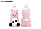 Colorful Printing Spout Pouch , Reusable Baby Food Squeeze Pouches Aluminum Foil
