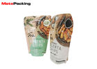 BPA Free Stand Up Zipper Foil Stand Up Pouches Food Grade Plastic Lamination For Sauce