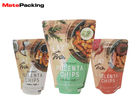 BPA Free Stand Up Zipper Foil Stand Up Pouches Food Grade Plastic Lamination For Sauce
