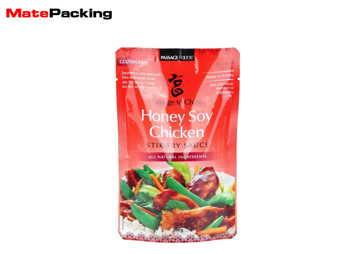 China Custom Printing Retort Pouch Bag For Sauce High Barriers High Temperature factory