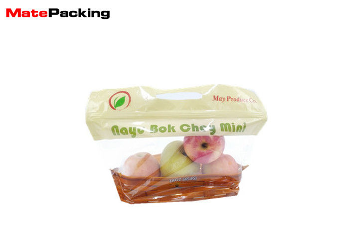 China Protective Fresh Vegetable Plastic Packaging Bags Custom Printing Logo factory