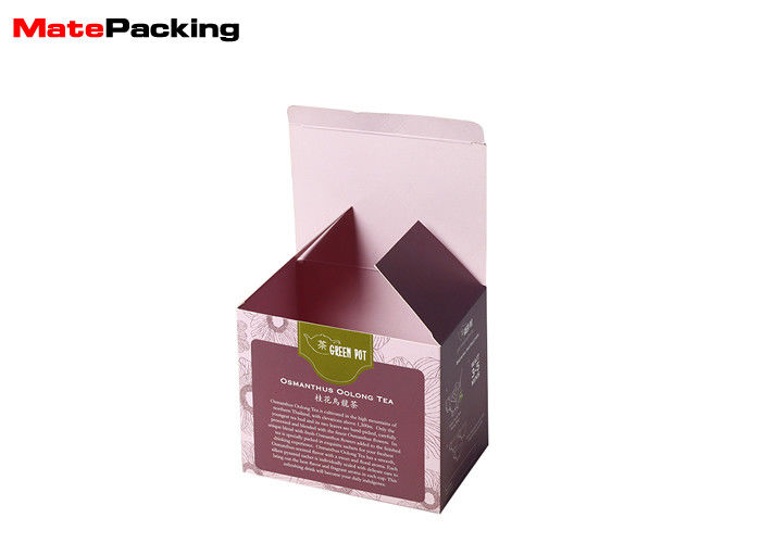 China Full Color Printing Custom Printed Bags And Boxes , Custom Retail Gift Boxes For Tea factory