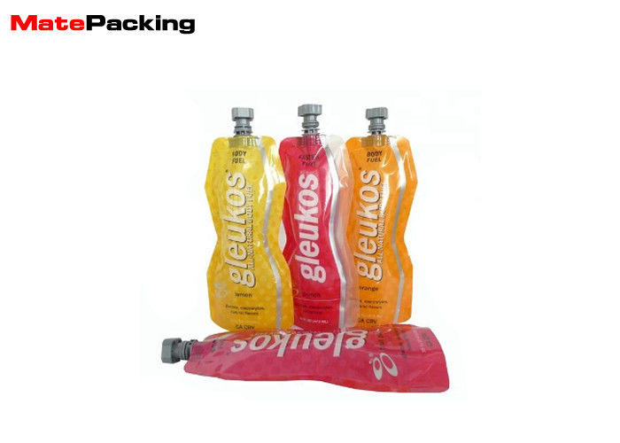 China Foldable Spout Transparent Stand Up Pouch Custom Design Doypack For Drinking Water factory