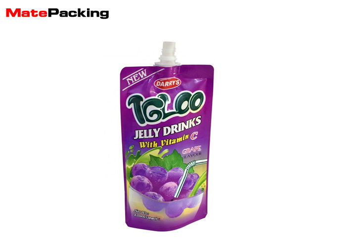 China Colorful Printing Bottom Gusset Spout Pouch Baby Food Juice Packaging factory