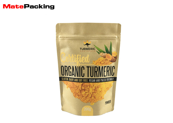 100% Food Grade Zip Lock Bags For Food Custom Printed 0.12mm Thickness