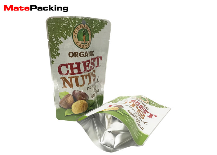 Chest Nuts Retort Pouch Bag Gravure Glossy Printing Moisture Proof High Barrier