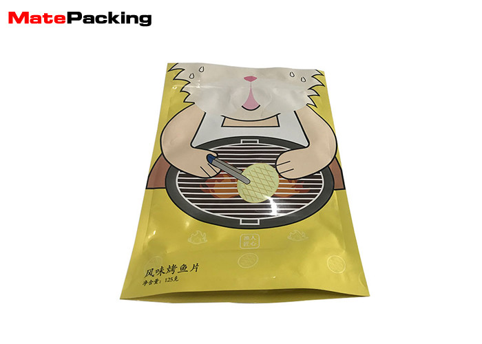 Standing Up Ziplock Foil Food Pouches 100% Food Grade Enhanced Foil Moisture Proof 100g Capacity