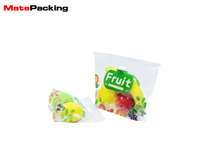Safety Food Grade Fresh Vegetable Plastic Packaging Bags Anti Fog 0.12mm Thickness