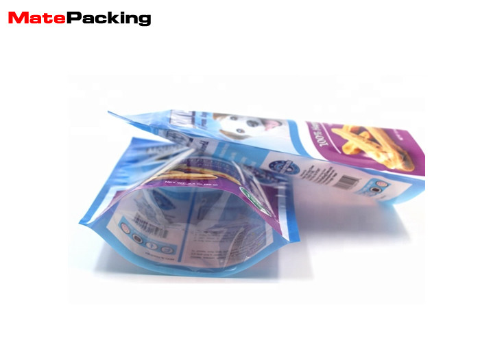 Dog Treats Pet Food Packaging Bags Logo Printing Plastic Laminated Stand Up Pouch