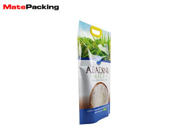 Custom Printed Vacuum Seal Food Bags Resealable Biodegradable Nylon Heat Seal Handle Top