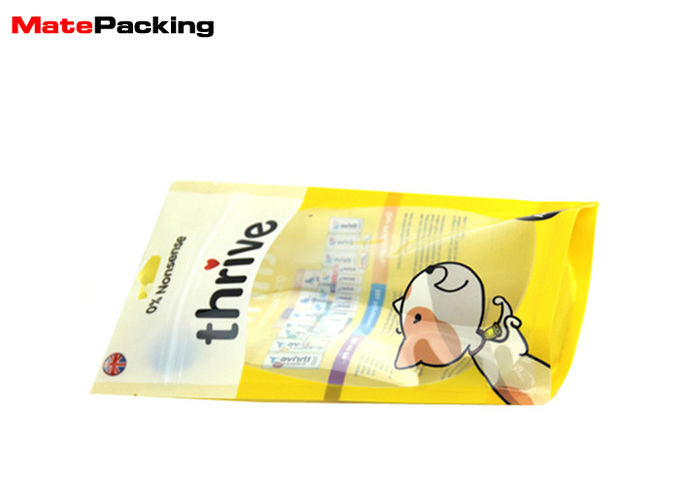 Ziplock Food Grade Resealable Bags Customized Thickness With Hole Handle