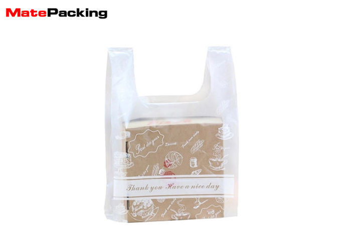 Grocery Biodegradable Packaging Bags , Food Package Supermarket Plastic Bags